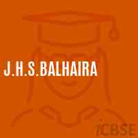 J.H.S.Balhaira Middle School Logo