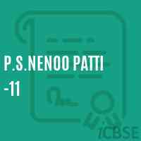 P.S.Nenoo Patti -11 Primary School Logo