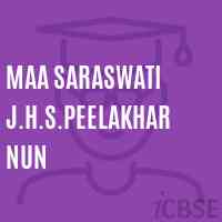 Maa Saraswati J.H.S.Peelakhar Nun Middle School Logo