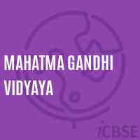 Mahatma Gandhi Vidyaya Primary School Logo