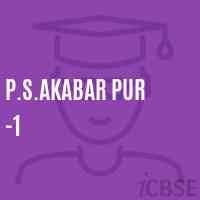 P.S.Akabar Pur -1 Primary School Logo