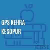 Gps Kehra Kesopur Primary School Logo