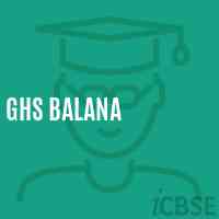 Ghs Balana Secondary School Logo