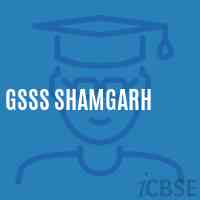 Gsss Shamgarh High School Logo