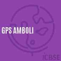 Gps Amboli Primary School Logo