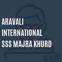Aravali International Sss Majra Khurd Senior Secondary School Logo