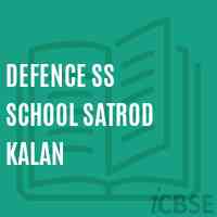 Defence Ss School Satrod Kalan Logo