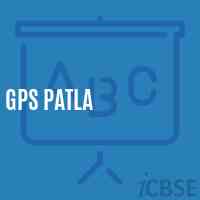 Gps Patla Primary School Logo
