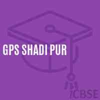 Gps Shadi Pur Primary School Logo