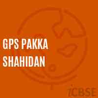 Gps Pakka Shahidan Primary School Logo