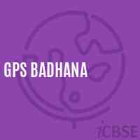 Gps Badhana Primary School Logo