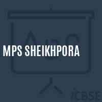 Mps Sheikhpora Primary School Logo