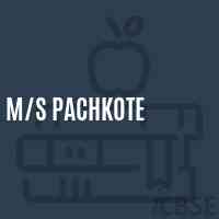 M/s Pachkote Middle School Logo