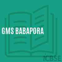 Gms Babapora Middle School Logo
