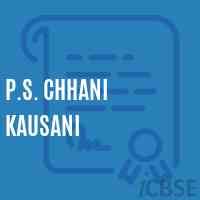 P.S. Chhani Kausani Primary School Logo