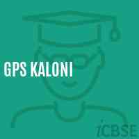 Gps Kaloni Primary School Logo