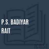 P.S. Badiyar Rait Primary School Logo