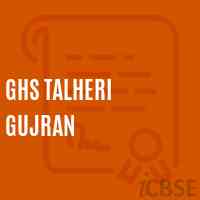 Ghs Talheri Gujran Secondary School Logo