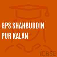 Gps Shahbuddin Pur Kalan Primary School Logo