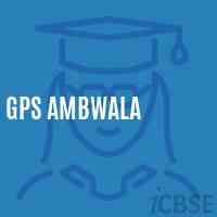 Gps Ambwala Primary School Logo