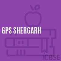 Gps Shergarh School Logo