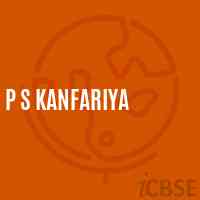 P S Kanfariya Primary School Logo