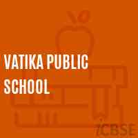 Vatika Public School Logo