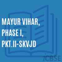 Mayur Vihar, Phase I, Pkt.II-SKVJD Senior Secondary School Logo