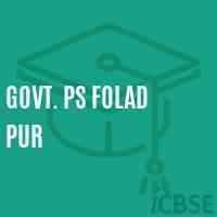 Govt. Ps Folad Pur Primary School Logo