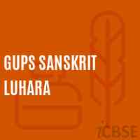 Gups Sanskrit Luhara Middle School Logo