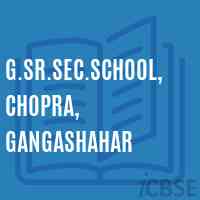 G.Sr.Sec.School, Chopra, Gangashahar Logo