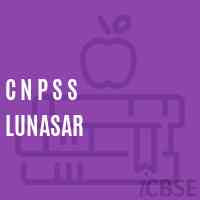 C N P S S Lunasar Senior Secondary School Logo