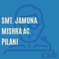 Smt. Jamuna Mishra Ac. Pilani Secondary School Logo