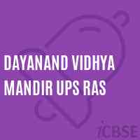 Dayanand Vidhya Mandir Ups Ras Secondary School Logo