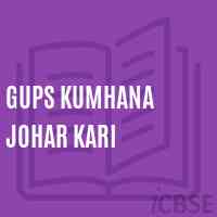 Gups Kumhana Johar Kari Middle School Logo