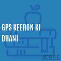 Gps Keeron Ki Dhani Primary School Logo