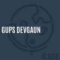 Gups Devgaun Middle School Logo