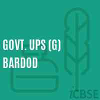 Govt. Ups (G) Bardod Middle School Logo