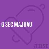 G Sec Majhau Secondary School Logo