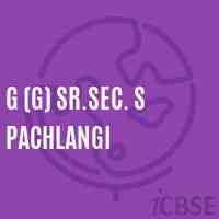 G (G) Sr.Sec. S Pachlangi High School Logo