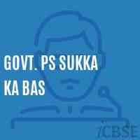 Govt. Ps Sukka Ka Bas Primary School Logo