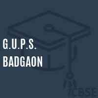 G.U.P.S. Badgaon Middle School Logo