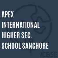 Apex International Higher Sec. School Sanchore Logo