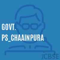 Govt. Ps_Chaainpura Primary School Logo