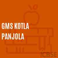 Gms Kotla Panjola Middle School Logo