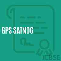 Gps Satnog Primary School Logo