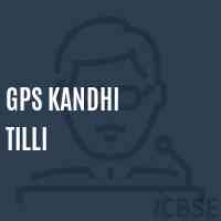 Gps Kandhi Tilli Primary School Logo