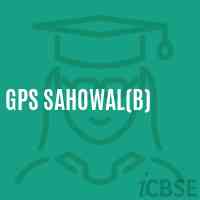 Gps Sahowal(B) Primary School Logo