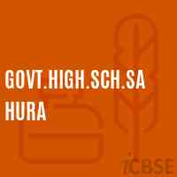 Govt.High.Sch.Sahura Secondary School Logo