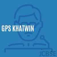 Gps Khatwin Primary School Logo